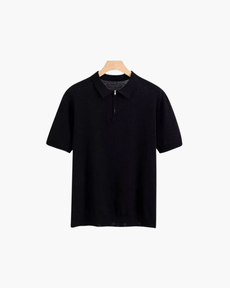 Zip Up Polo | Montessari