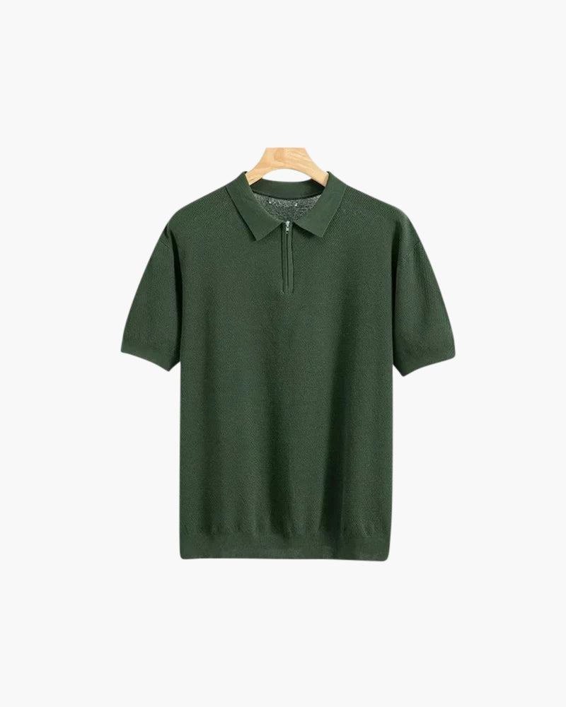 Zip Up Polo | Montessari