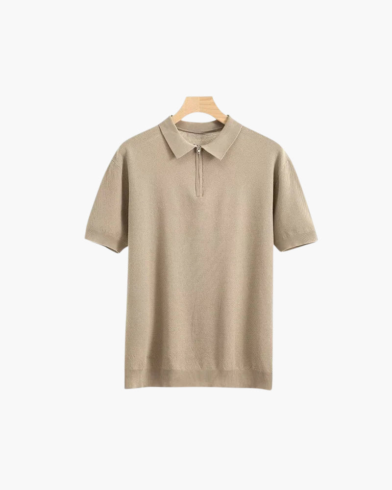 Zip Up Polo | Montessari